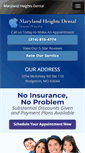 Mobile Screenshot of marylandheightsdental.com